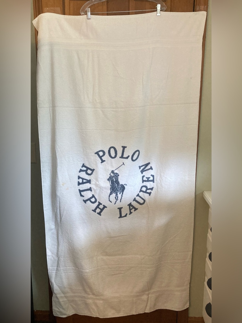 Vintage (1980s) Ralph Lauren Polo Beach Towel